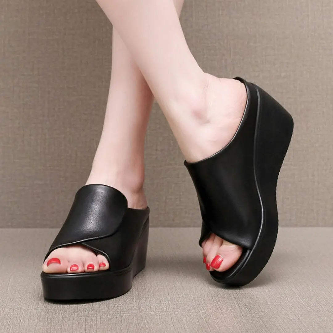 Eliza - Orthopaedic Slip-on Wedge Sandals