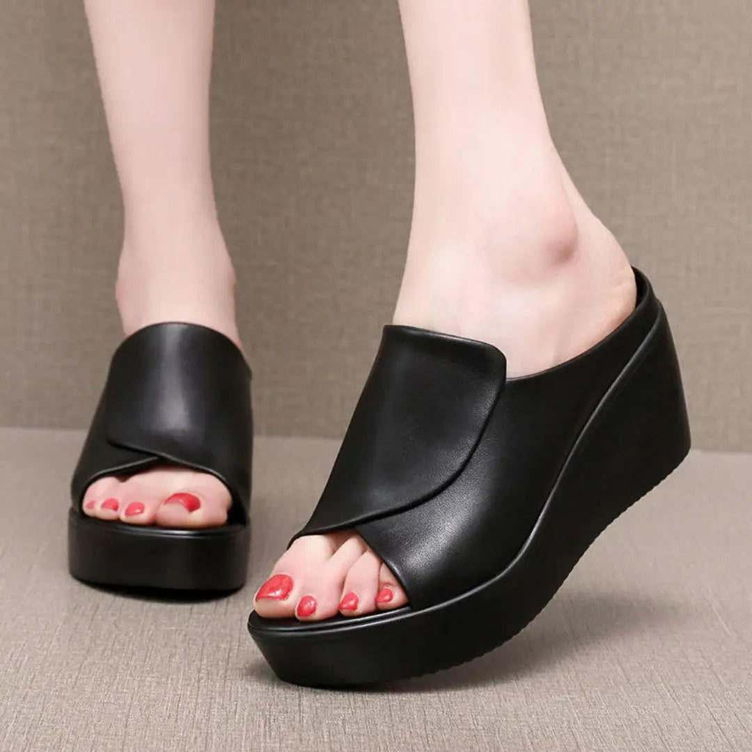 Eliza - Orthopaedic Slip-on Wedge Sandals