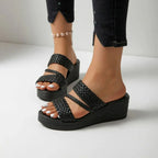 Serenity - Comfy Summer wedge mules