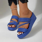 Serenity - Comfy Summer wedge mules