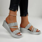 Serenity - Comfy Summer wedge mules